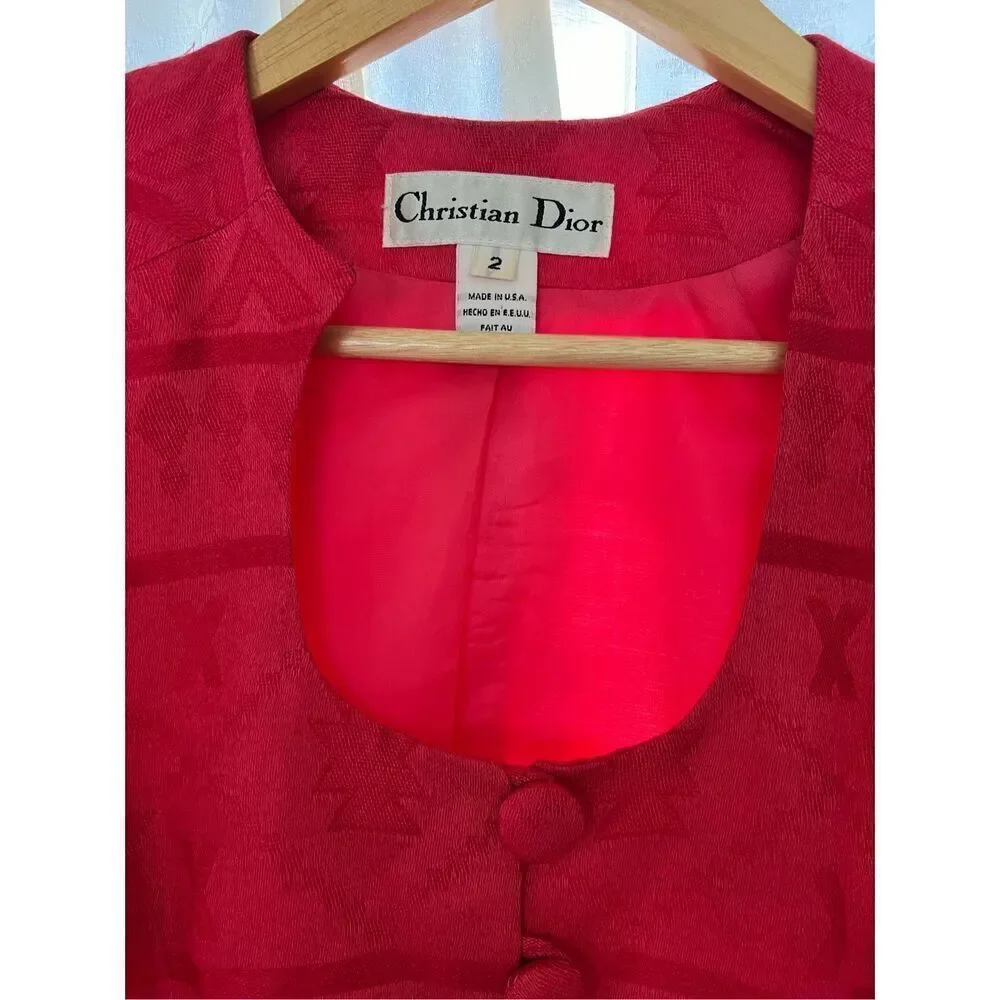 Vintage Christian Dior Blouse - Picture 2 of 4
